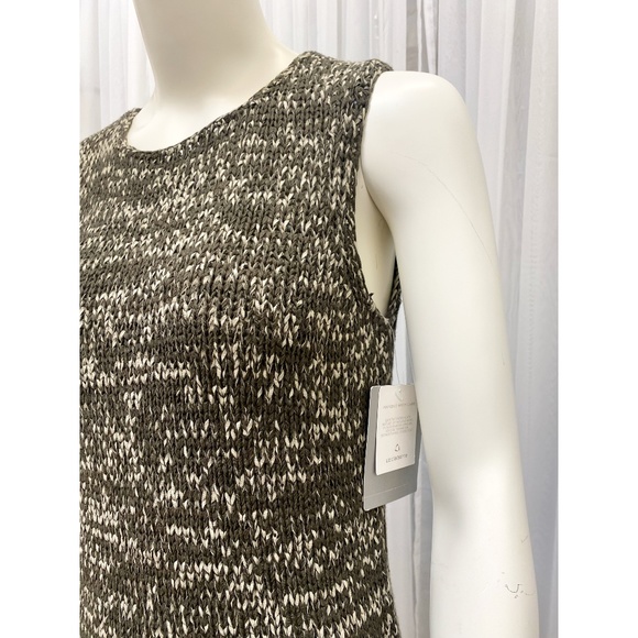Liz Claiborne Olive Green Open Knit Tank Top - Picture 4 of 4